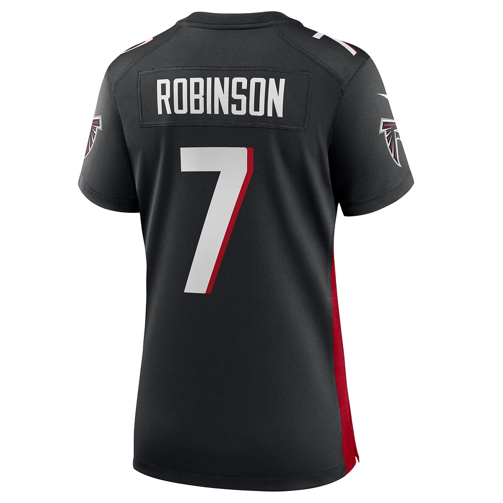 Maillot de joueur Nike Bijan Robinson noir des Atlanta Falcons pour femme