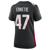 Women's Nike Black Arnold Ebiketie Atlanta Falcons Game Player Jersey