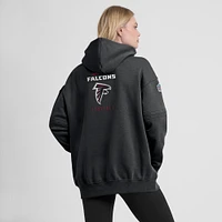 Women's Nike Black Atlanta Falcons 2023 Sideline Club Fleece Pullover Hoodie