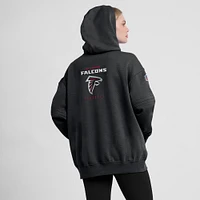 Women's Nike Black Atlanta Falcons 2023 Sideline Club Fleece Pullover Hoodie