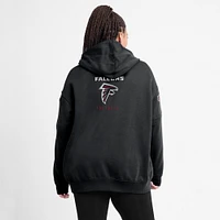 Women's Nike Black Atlanta Falcons 2023 Sideline Club Fleece Pullover Hoodie