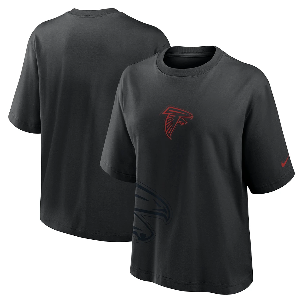 Women's Nike Black Atlanta Falcons Boxy T-Shirt