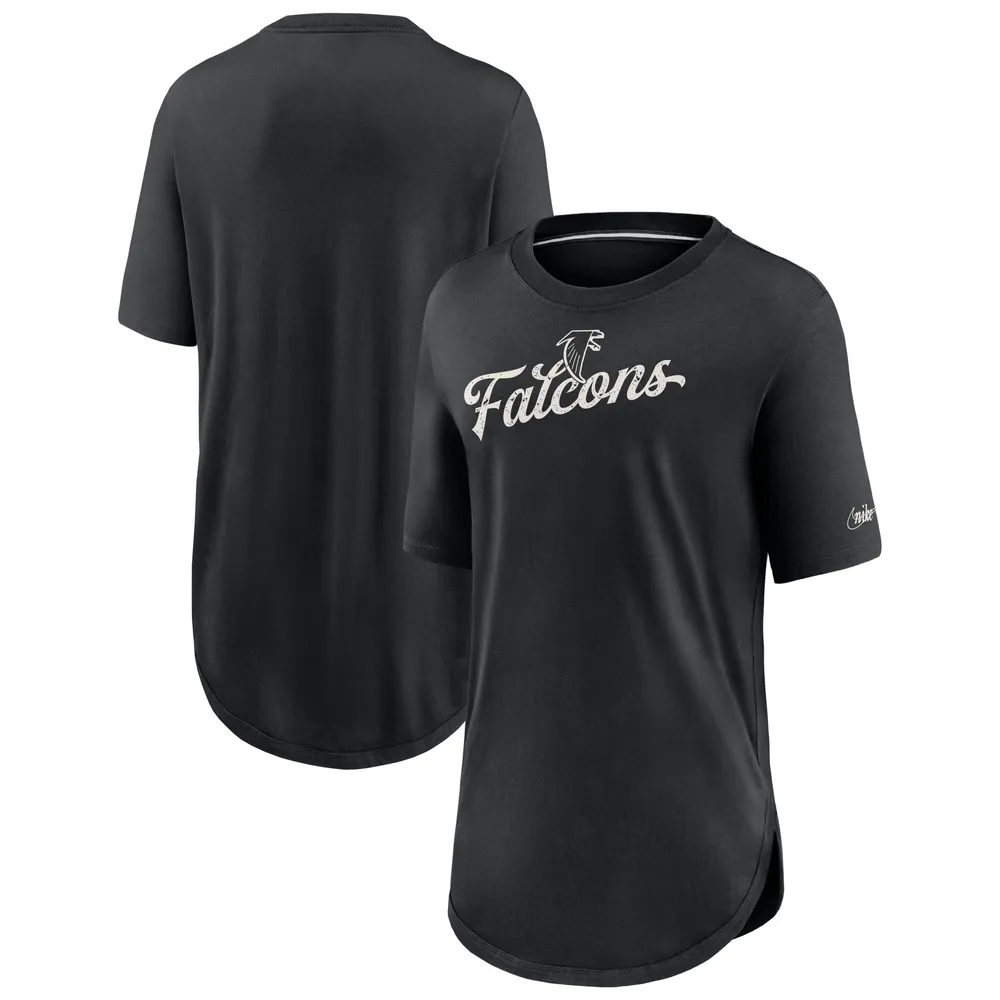 Lids Atlanta Falcons Nike Women's Historic Logo Weekend Tri-Blend T-Shirt -  Black