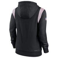 Women's Nike Black Atlanta Falcons Sideline Stack Performance Pullover Hoodie