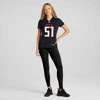 Maillot de joueur match des Falcons d'Atlanta Nike noir DeAngelo Malone pour femme