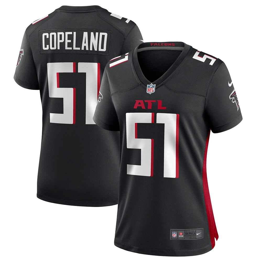 Maillot de joueur des Falcons d'Atlanta Nike Brandon Copeland pour femme, noir