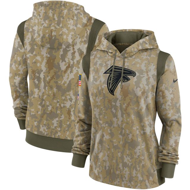 Nike Camo Atlanta Falcons 2021 Salute To Service pour femme - Therma Performance Pullover Hoodie