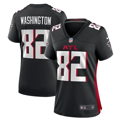 Maillot de match Nike Casey Washington noir pour femme des Atlanta Falcons