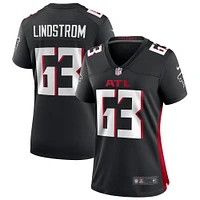 Maillot de match des Falcons d'Atlanta Nike Chris Lindstrom pour femme, noir