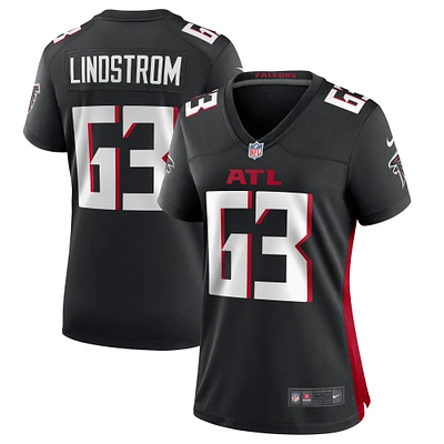 Women's Nike Chris Lindstrom  Black Atlanta Falcons Team Game Jersey