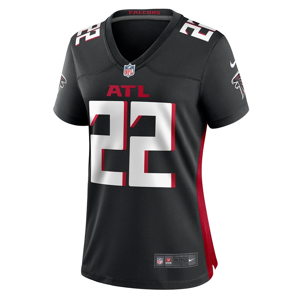 Maillot de match Nike Clark Phillips III noir pour femme des Falcons d'Atlanta