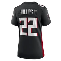 Maillot de match Nike Clark Phillips III noir pour femme des Falcons d'Atlanta