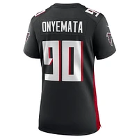 Maillot de joueur match des Falcons d'Atlanta Nike David Onyemata pour femme, noir