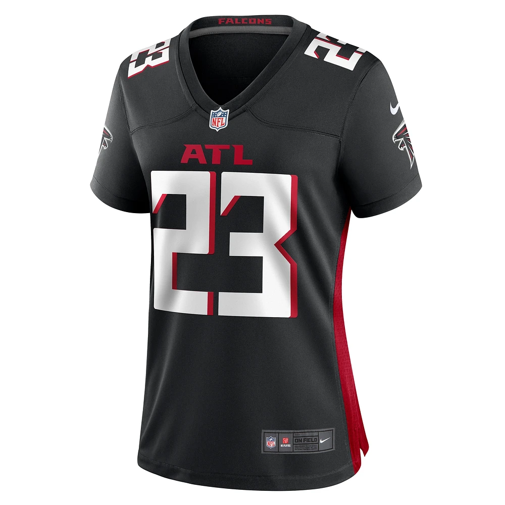 Maillot de match Nike DeMarcco Hellams noir pour femme des Atlanta Falcons