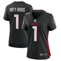 Maillot de match Atlanta Falcons Nike Dirty Birds pour femme Noir