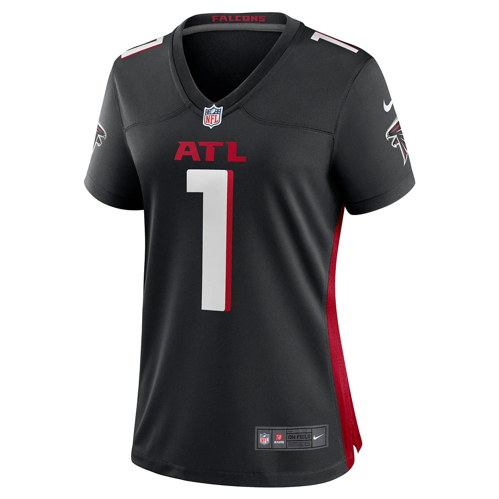 Maillot de match Atlanta Falcons Nike Dirty Birds pour femme Noir