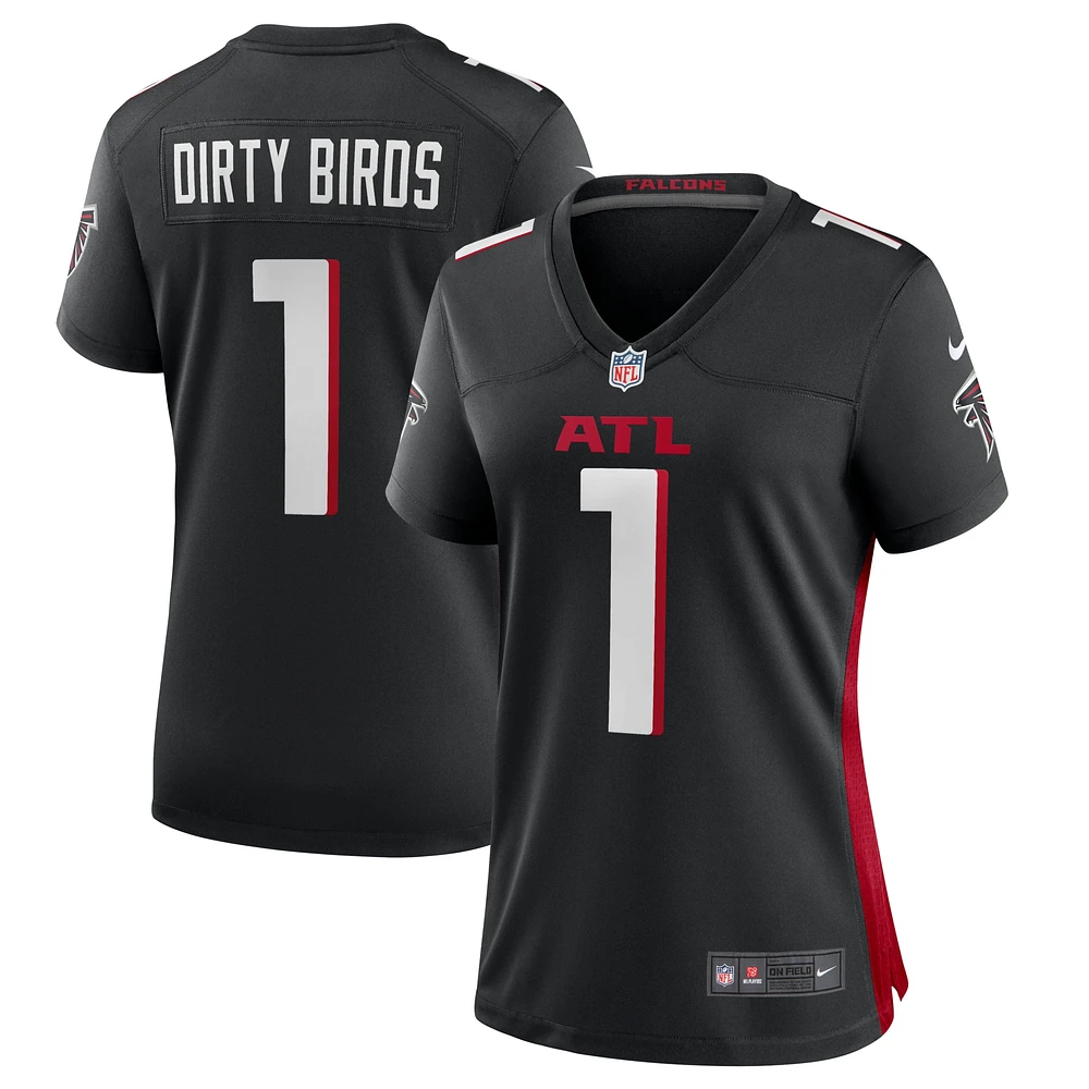 Maillot de match Atlanta Falcons Nike Dirty Birds pour femme Noir