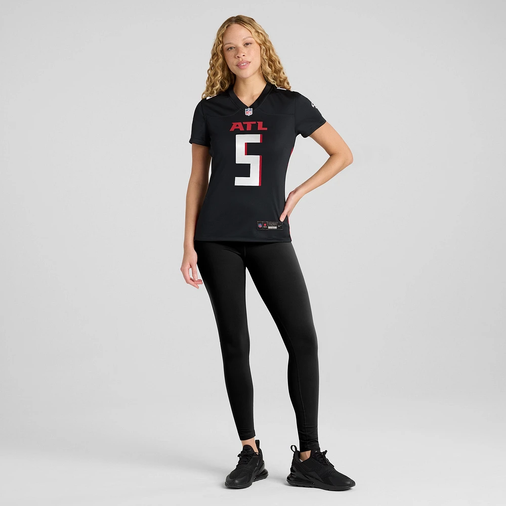 Maillot de match joueur Nike Drake London des Atlanta Falcons pour femme, noir