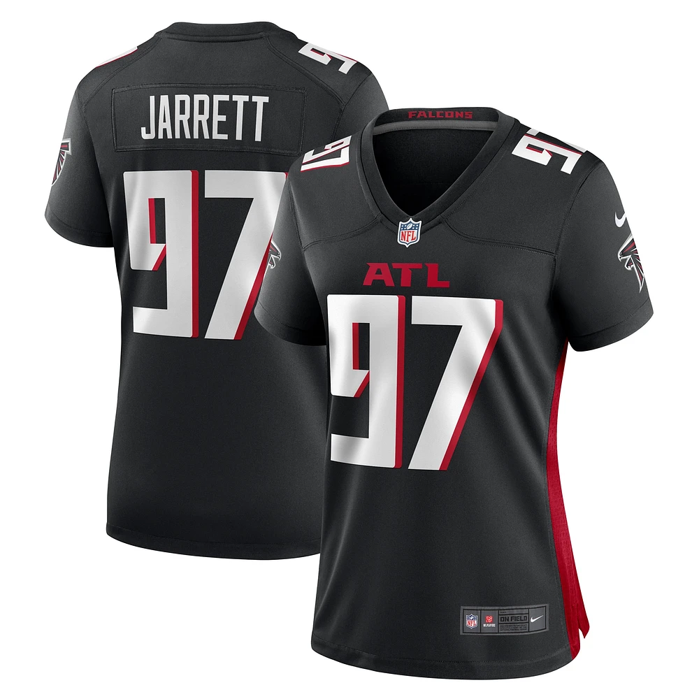 Maillot de match Nike Grady Jarrett noir pour femme des Falcons d'Atlanta