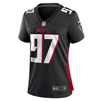 Maillot de match Nike Grady Jarrett noir pour femme des Falcons d'Atlanta