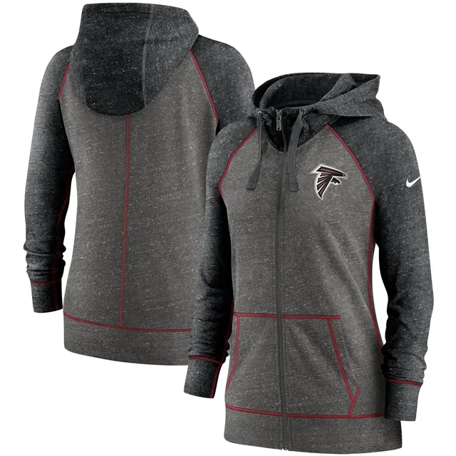 Lids Atlanta Braves Nike Women's Split Wordmark Gym Vintage Raglan  Lightweight Full-Zip Hoodie - Heather Red/Heather Navy