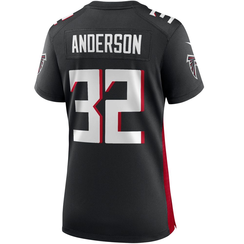 Women's Nike Jamal Anderson Black Atlanta Falcons Game Retired Player Jersey