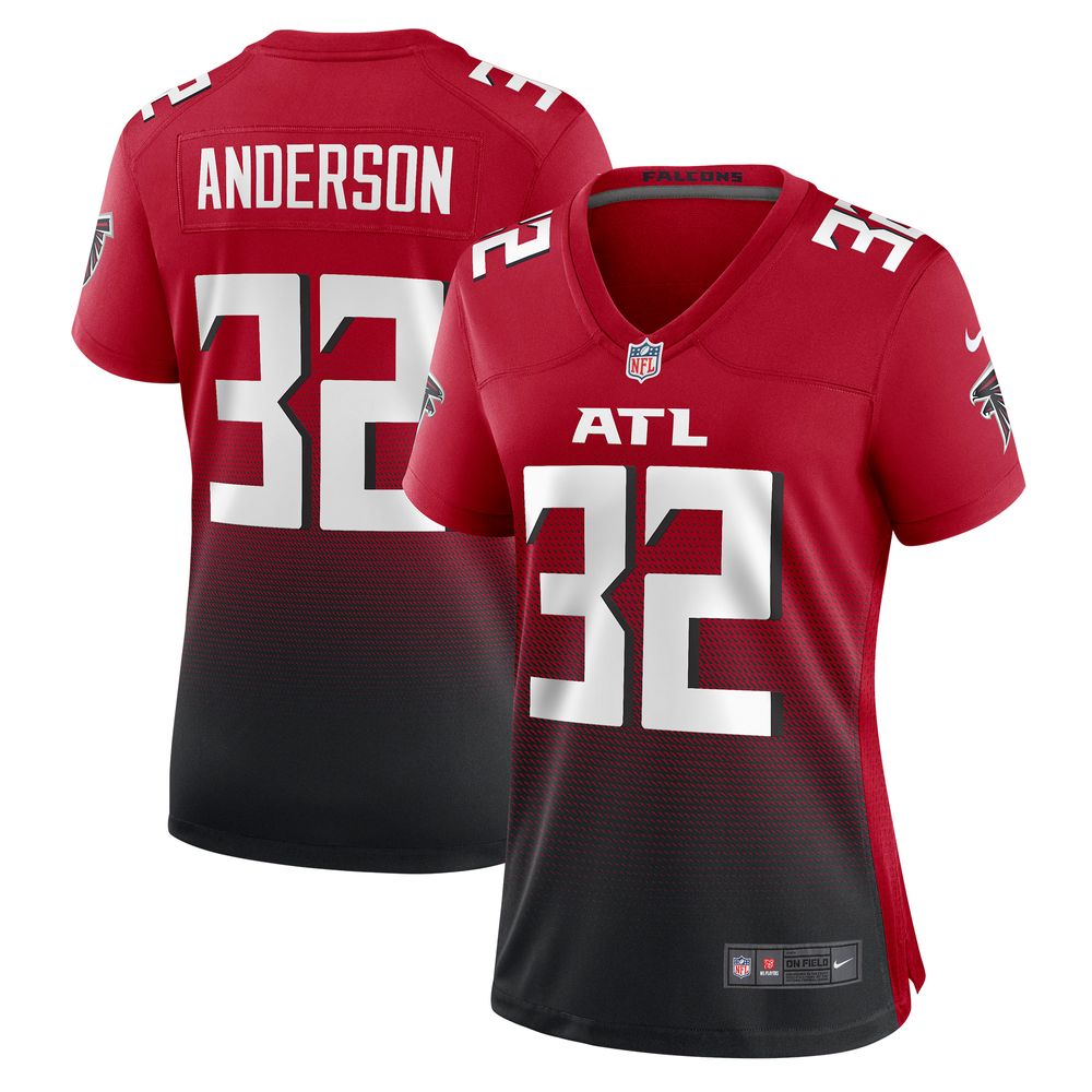 Women's Nike Jamal Anderson Red Atlanta Falcons Retired Game Jersey