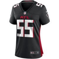 Women's Nike John Abraham Black Atlanta Falcons Game Retired Player Jersey