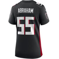 Women's Nike John Abraham Black Atlanta Falcons Game Retired Player Jersey