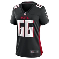 Maillot de match l'équipe des Falcons d'Atlanta Nike John Leglue pour femme, noir