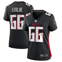 Maillot de match l'équipe des Falcons d'Atlanta Nike John Leglue pour femme, noir