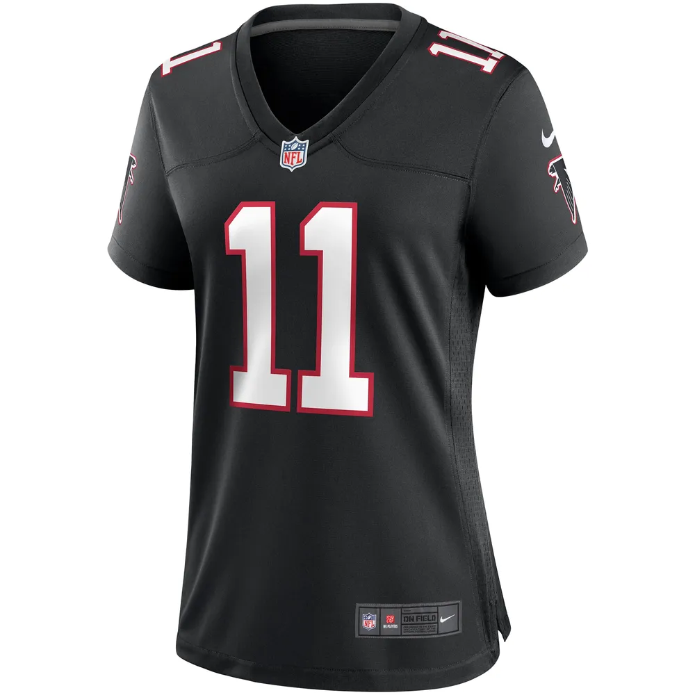 Nike Women's Nike Julio Jones Black Atlanta Falcons Throwback Game Jersey