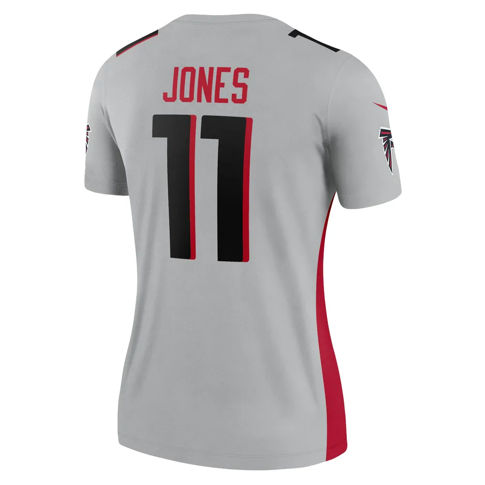 Nike Women's Nike Julio Jones Silver Atlanta Falcons Inverted Legend Jersey