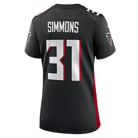 Women's Nike Justin Simmons  Black Atlanta Falcons Game Jersey