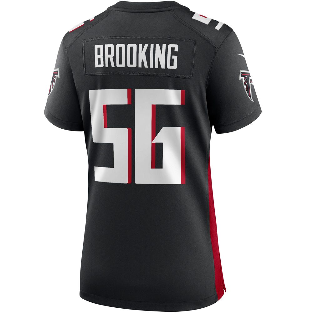 Women's Nike Keith Brooking Black Atlanta Falcons Game Retired Player Jersey