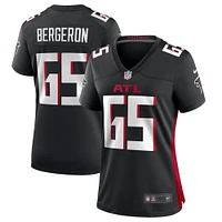 Maillot de match l'équipe Nike Matthew Bergeron des Atlanta Falcons pour femme, noir