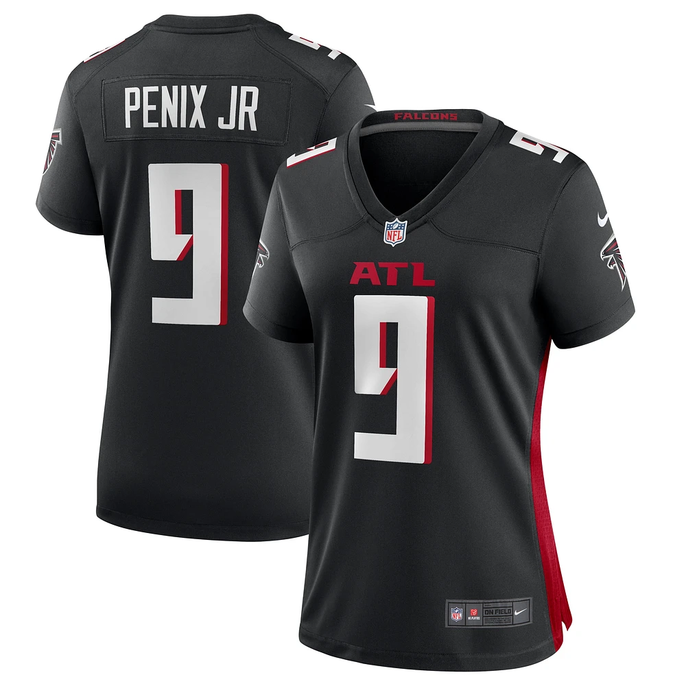 Maillot de match Nike Michael Penix Jr. des Atlanta Falcons pour femme, noir