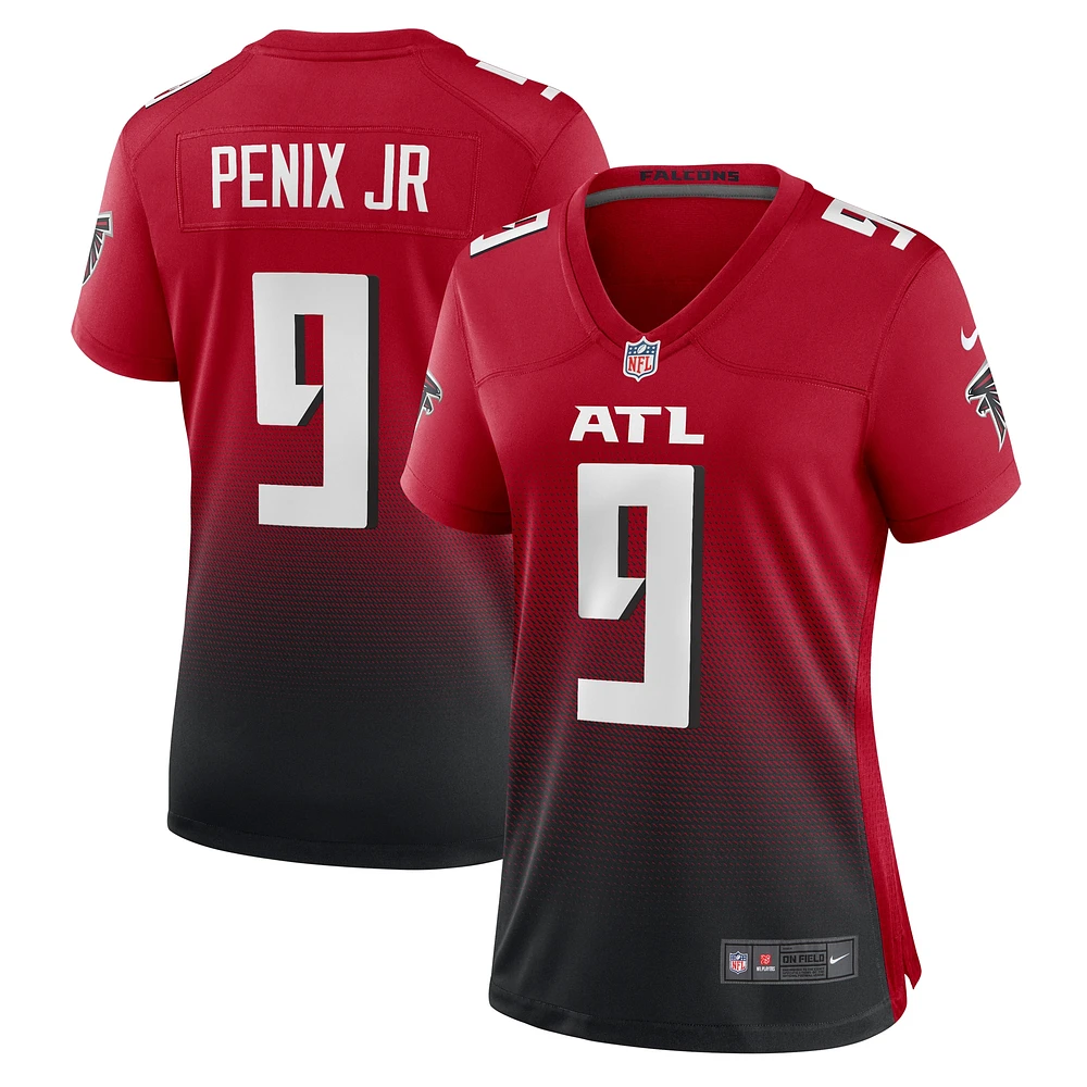 Maillot de match des Falcons d'Atlanta Nike rouge pour femme