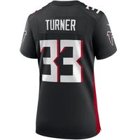 Women's Nike Michael Turner Black Atlanta Falcons Game Retired Player Jersey