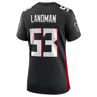 Women's Nike Nate Landman  Black Atlanta Falcons Team Game Jersey