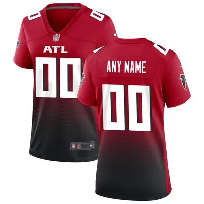 Women's Nike Atlanta Falcons White Custom Game Jersey Size: Small