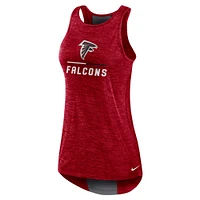 Débardeur à encolure montante Nike Atlanta Falcons pour femme, rouge