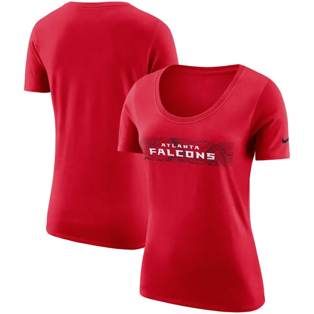 Nike Women's Nike Julio Jones Red Atlanta Falcons Name & Number T-Shirt