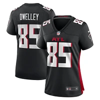 Maillot de match Nike Ross Dwelley noir pour femme des Falcons d'Atlanta