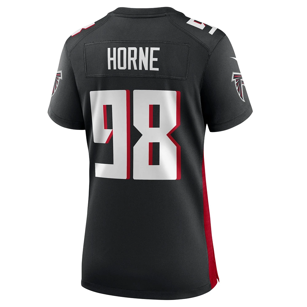 Maillot de joueur des Atlanta Falcons Nike Timmy Horne pour femme, noir