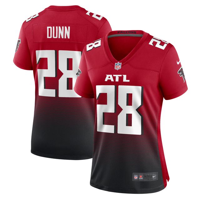 Maillot de match retraité Nike Warrick Dunn des Atlanta Falcons pour femme, rouge