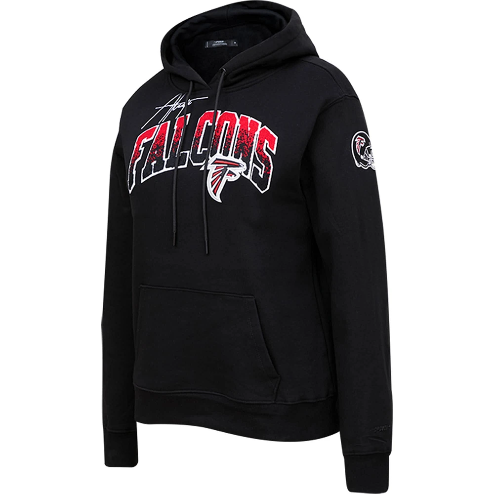 Women's Pro Standard Black Atlanta Falcons Local Patch Pullover Hoodie