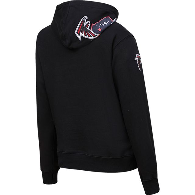 Sweat à capuche Pro Standard Atlanta Falcons Local Patch pour femme, noir