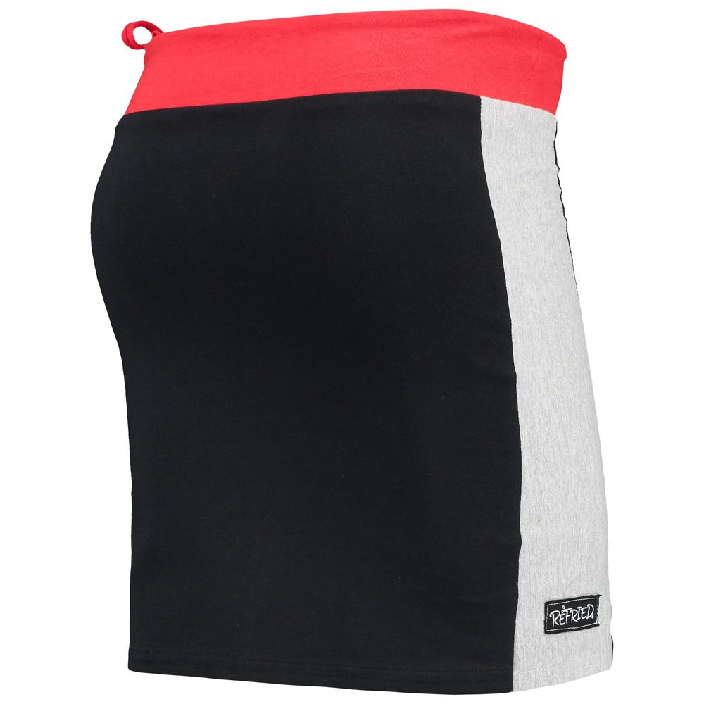 Women's Refried Apparel Black Atlanta Falcons Sustainable Short Skirt