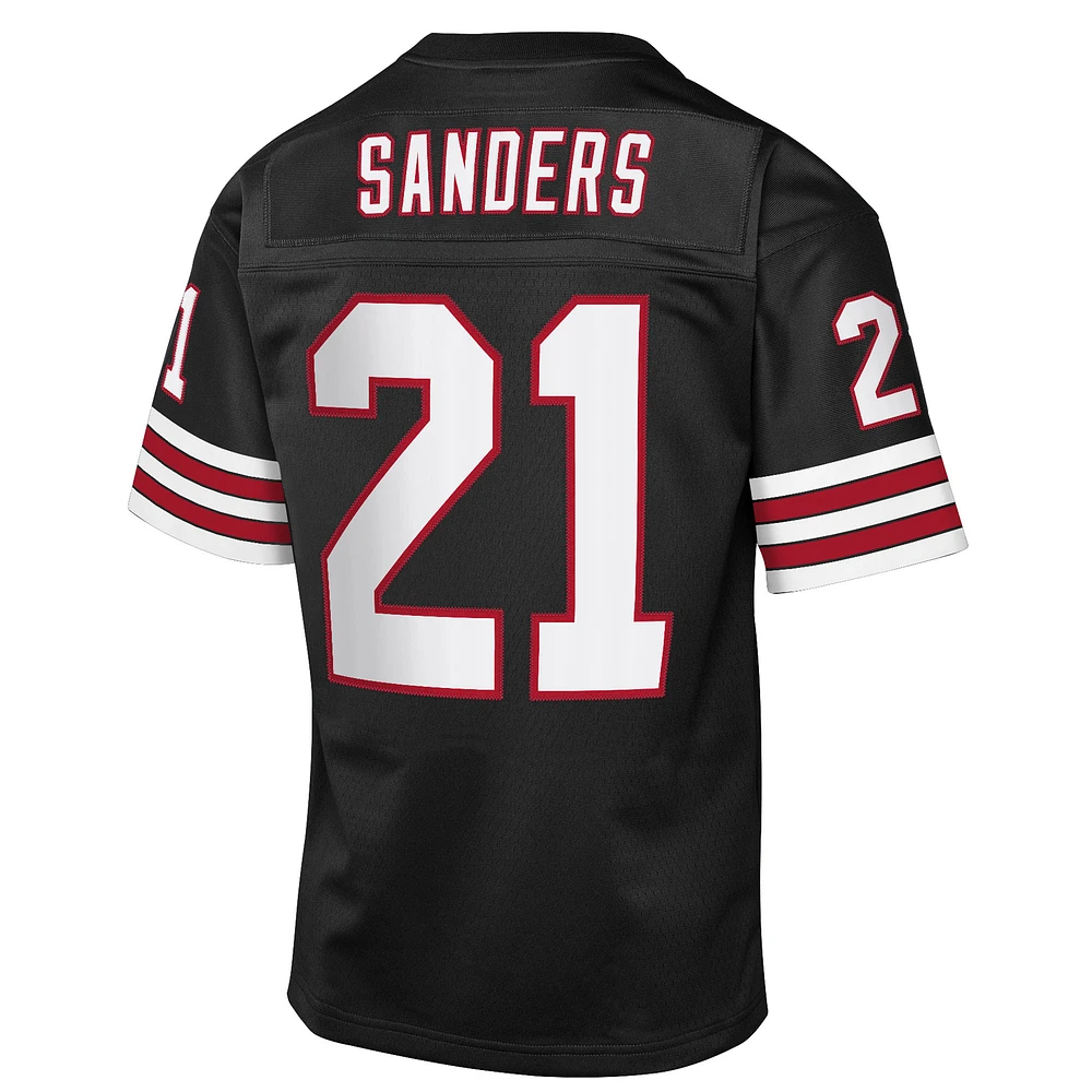 Youth Mitchell & Ness Deion Sanders Black Atlanta Falcons 1992 Throwback Fashion Jersey